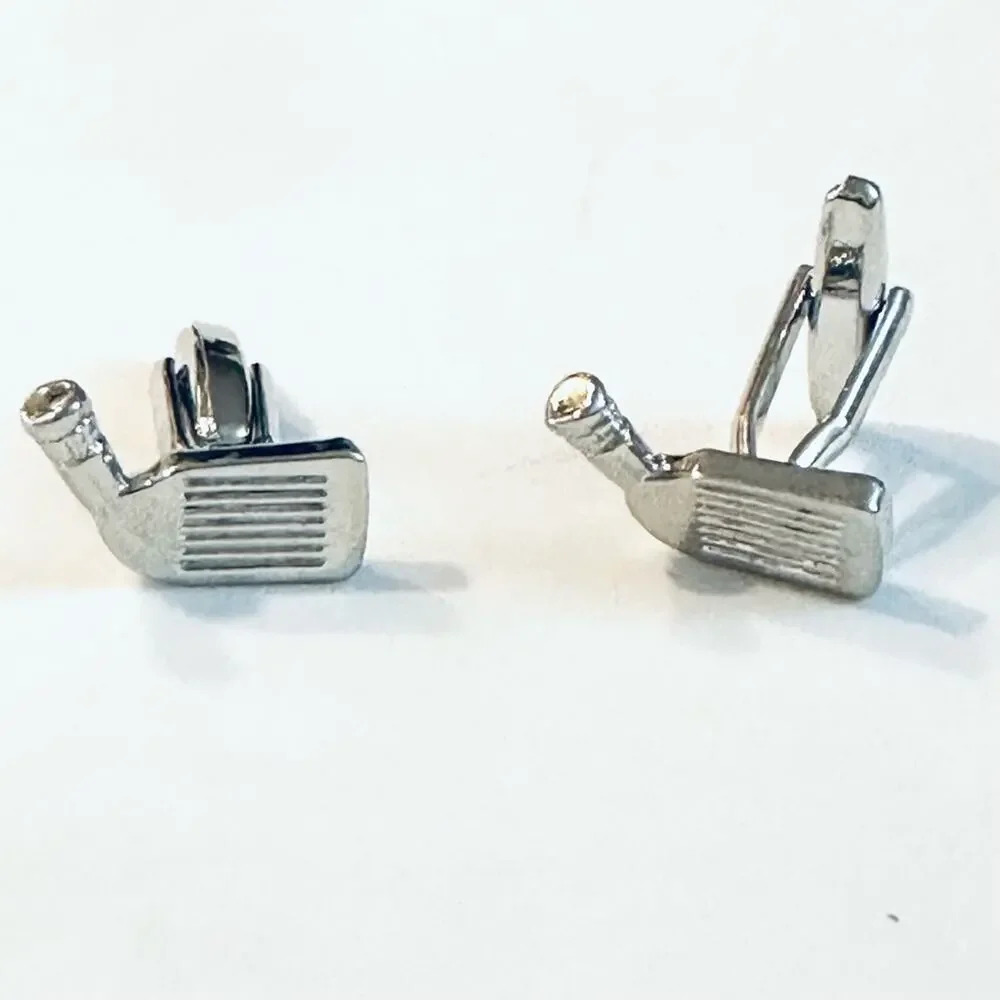 Golf Clubs Cufflinks